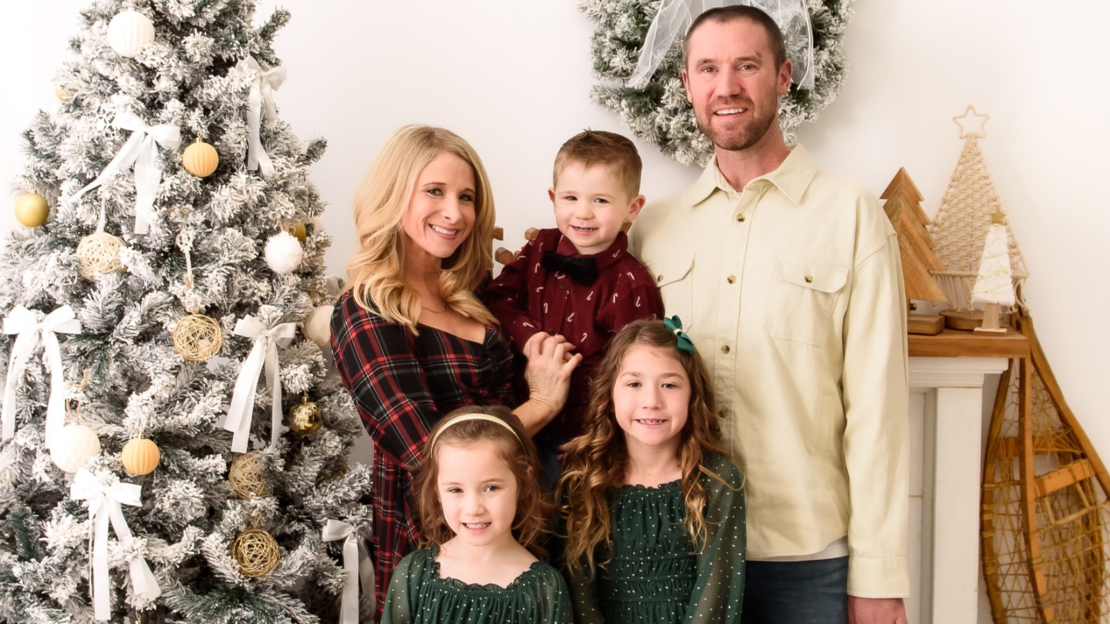 Josh Shaw with his family